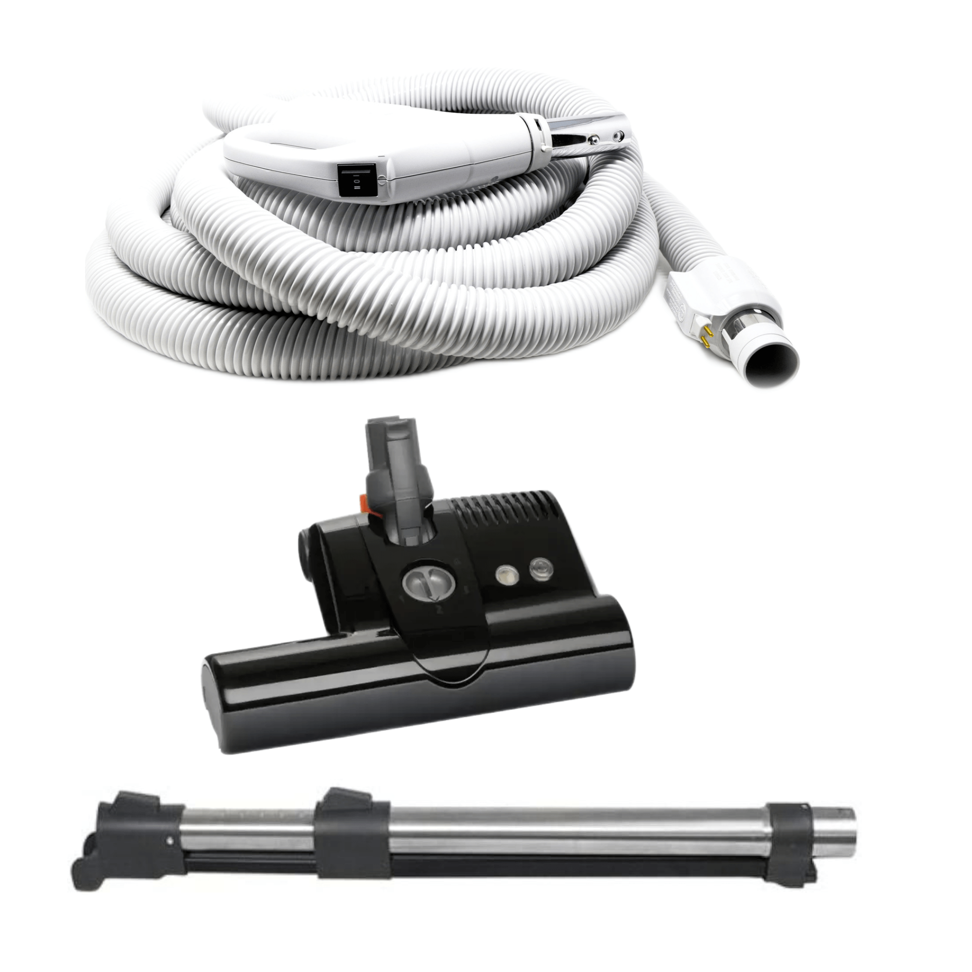 Clean Obsessed 35' direct connection Central vacuum kit with 15" Sebo ET-2 power nozzle