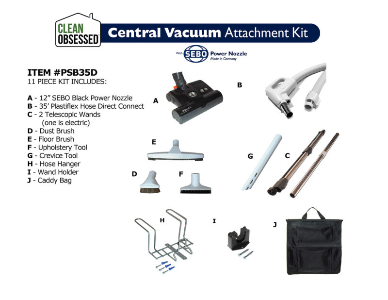 Central Vacuum Attachment Kit (PSB35D)