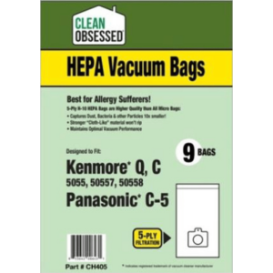 Kenmore Type C & Q Hepa bags 9 pack