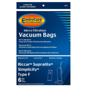 Riccar type F vacuum bag