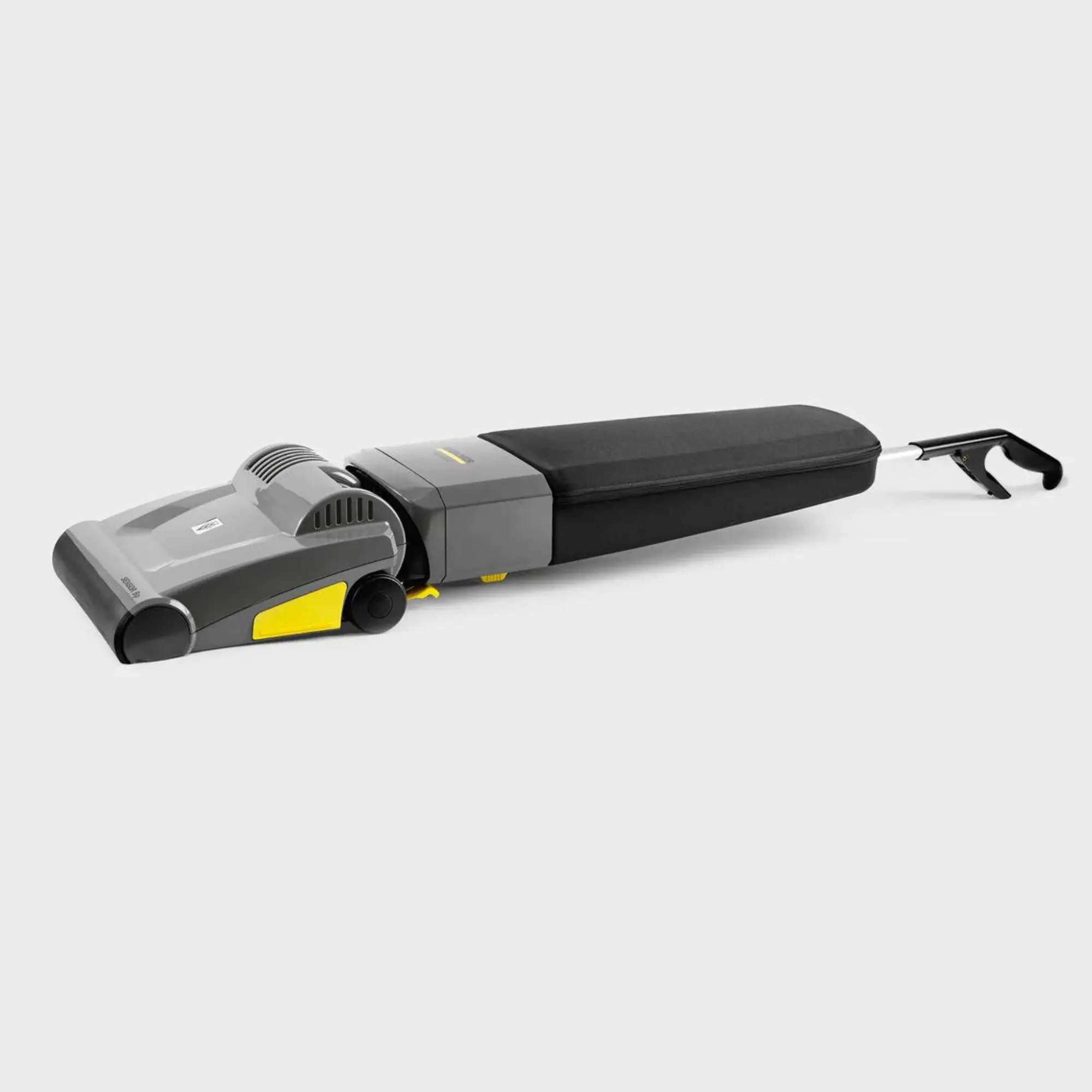 Karcher BP12 lays down flat to go under Furniture